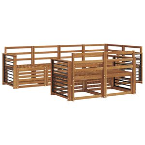 vidaXL &Sigma;&epsilon;&tau; &Kappa;&alpha;&nu;&alpha;&pi;έ 7 pcs &Phi;&upsilon;&sigma;&iota;&kappa;ό &Sigma;&tau;&epsilon;&rho;&epsilon;ό &Xi;ύ&lambda;&omicron; &Alpha;&kappa;&alpha;&kappa;ί&alpha;&sigmaf;