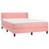 vidaXL &Kappa;&rho;&epsilon;&beta;ά&tau;&iota; Boxspring &mu;&epsilon; &Sigma;&tau;&rho;ώ&mu;&alpha; &Rho;&omicron;&zeta; 140x190 &epsilon;&kappa;. &Beta;&epsilon;&lambda;&omicron;ύ&delta;&iota;&nu;&omicron;