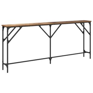 vidaXL &Tau;&rho;&alpha;&pi;έ&zeta;&iota; &kappa;&omicron;&nu;&sigma;ό&lambda;&alpha;&sigmaf; &Pi;&alpha;&lambda;&iota;ό &Xi;ύ&lambda;&omicron; 180 x 23 x 75 cm