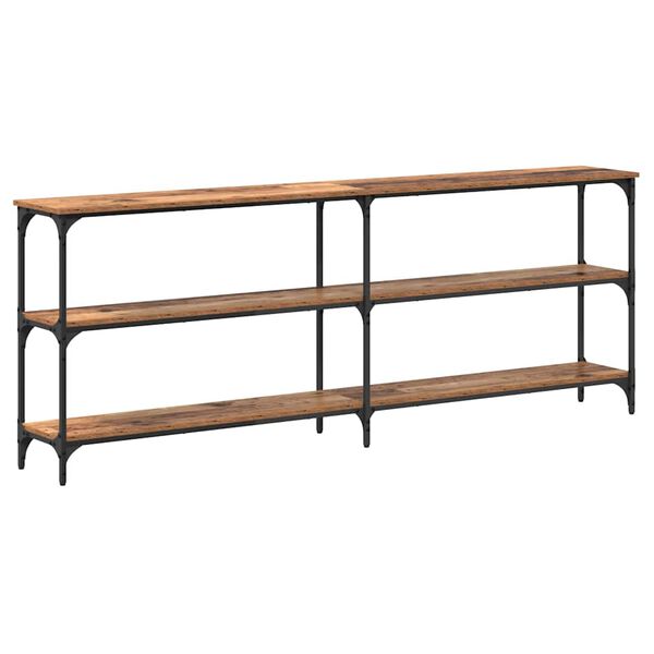 vidaXL &Tau;&rho;&alpha;&pi;έ&zeta;&iota; &kappa;&omicron;&nu;&sigma;ό&lambda;&alpha;&sigmaf; &Pi;&alpha;&lambda;&iota;ό &Xi;ύ&lambda;&omicron; 200 x 29 x 75 cm