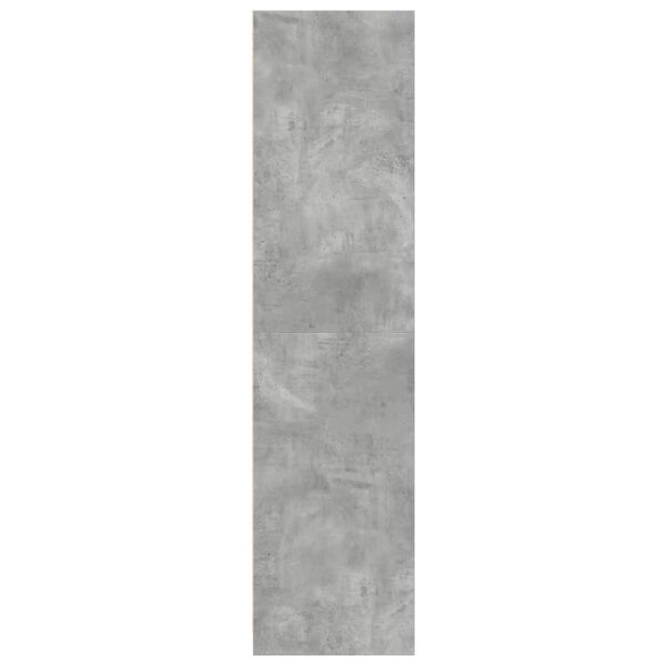vidaXL Ντουλάπα Γκρι του Σκυροδέματος 50x50x200 εκ. Επεξεργασμένο Ξύλο