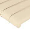 vidaXL Κεφαλάρι με Πτερύγια Κρεμ 103x16x78/88 εκ. Υφασμάτινο