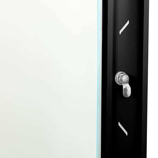 vidaXL Ντουλάπα δικτύου με αποθήκευση Μαύρο 53 x 45 x 30 εκ Ατσάλι
