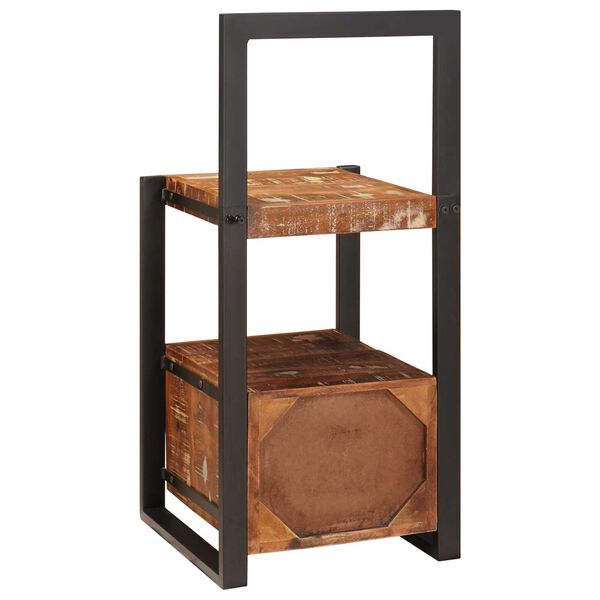 vidaXL Βάση Ρούχων Πολύχρωμο 40 x 40 x 90 cm Μασίφ ανακυκλωμένο ξύλο