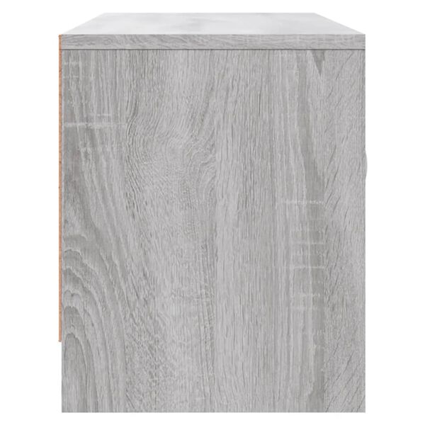 vidaXL Έπιπλο Τηλεόρασης Γκρι Sonoma 102x30x37,5 εκ. από Επεξεργ. Ξύλο