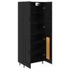 vidaXL Highboard 2 pcs &Mu;&alpha;ύ&rho;&eta; &delta;&rho;&upsilon;&sigmaf; &Sigma;ύ&nu;&theta;&epsilon;&tau;&omicron; &Xi;ύ&lambda;&omicron; &kappa;&alpha;&iota; &Gamma;&upsilon;&alpha;&lambda;ί