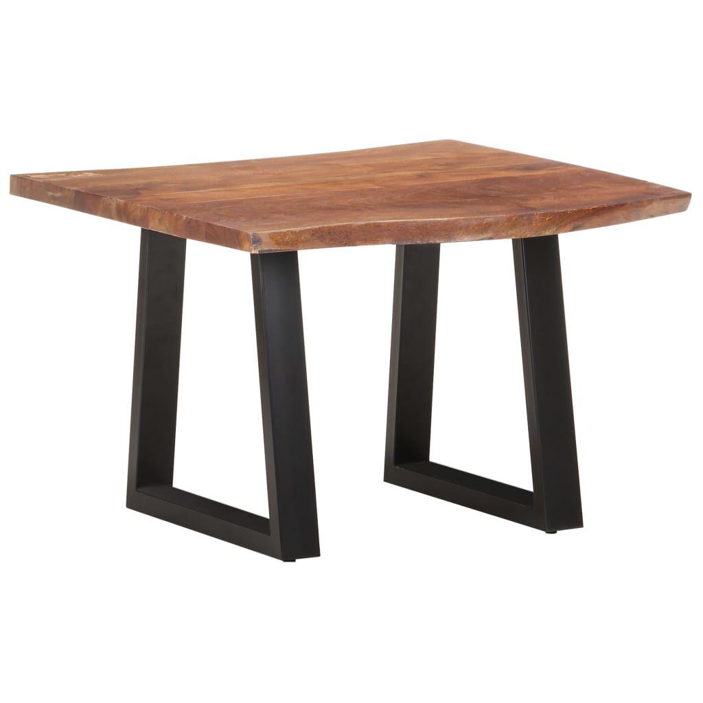 vidaXL Τραπεζάκι Σαλονιού Live Edge 60x60x40 εκ. Μασίφ Ξύλο Ακακίας
