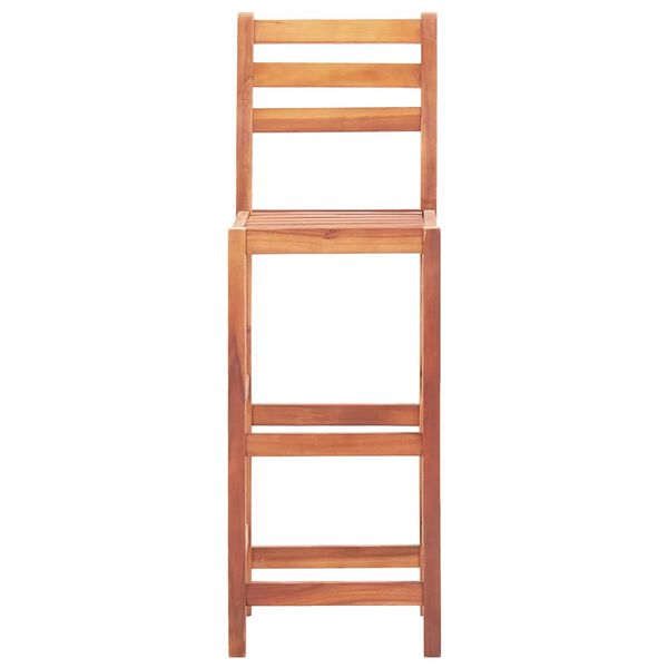 vidaXL Καρέκλες Μπαρ 2 τεμ. από Μασίφ Ξύλο Ακακίας