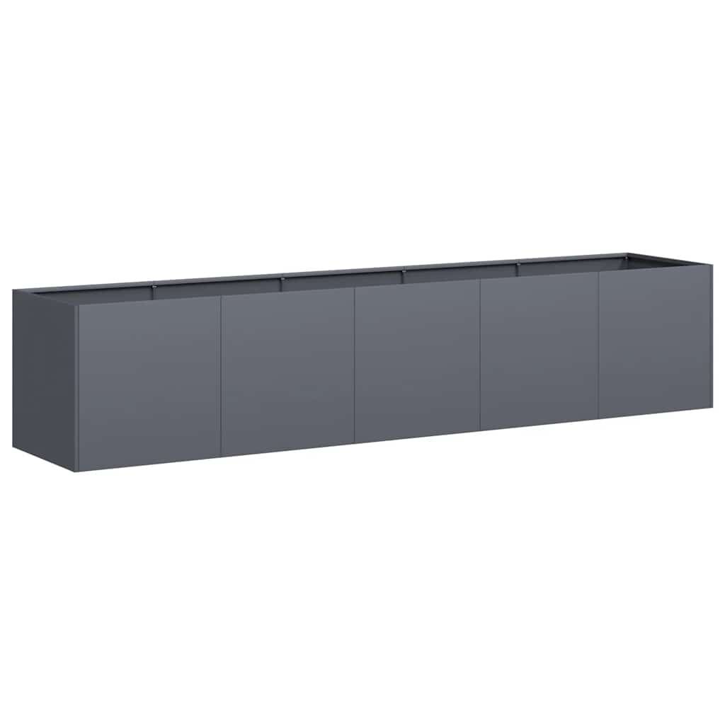 vidaXL Ζαρντινιέρα Ανθρακί 200x40x40 εκ. από Χάλυβα Ψυχρής Έλασης
