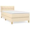 vidaXL &Kappa;&rho;&epsilon;&beta;ά&tau;&iota; Boxspring &mu;&epsilon; &Sigma;&tau;&rho;ώ&mu;&alpha; &Kappa;&rho;&epsilon;&mu; 100 x 200 &epsilon;&kappa;. &Upsilon;&phi;&alpha;&sigma;&mu;ά&tau;&iota;&nu;&omicron;