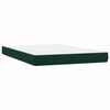 vidaXL Box Spring &kappa;&rho;&epsilon;&beta;ά&tau;&iota; &mu;&epsilon; &sigma;&tau;&rho;ώ&mu;&alpha; &sigma;&kappa;&omicron;ύ&rho;&omicron; &pi;&rho;ά&sigma;&iota;&nu;&omicron; 160x220cm &Beta;&epsilon;&lambda;&omicron;ύ&delta;&iota;&nu;&omicron;