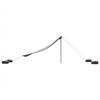 vidaXL Σκίαστρο Παραλίας με Στηρίγματα Άμμου Γκρι 304 x 300 εκ.