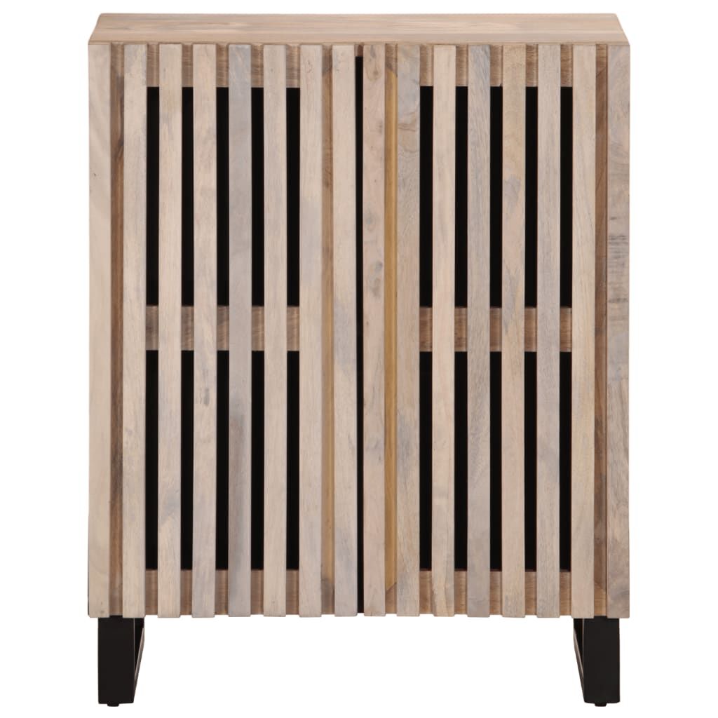 vidaXL Ντουλάπι 60 x 34 x 75 εκ. από Μασίφ Ξύλο Μάνγκο