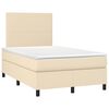 vidaXL &Kappa;&rho;&epsilon;&beta;ά&tau;&iota; Boxspring &mu;&epsilon; &Sigma;&tau;&rho;ώ&mu;&alpha; &Kappa;&rho;&epsilon;&mu; 120x200 &epsilon;&kappa;. &Upsilon;&phi;&alpha;&sigma;&mu;ά&tau;&iota;&nu;&omicron;