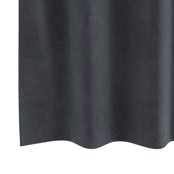 vidaXL Κουρτίνες με κουρτίνες 2 pcs Ανοιχτό γκρι 140 x 140 cm Βελούδο