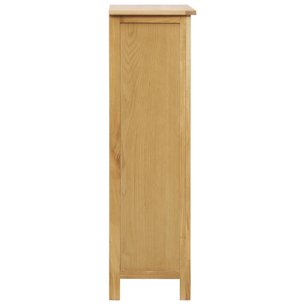 vidaXL Κάβα Κρασιών 56 x 32 x 110 εκ. από Μασίφ Ξύλο Δρυός