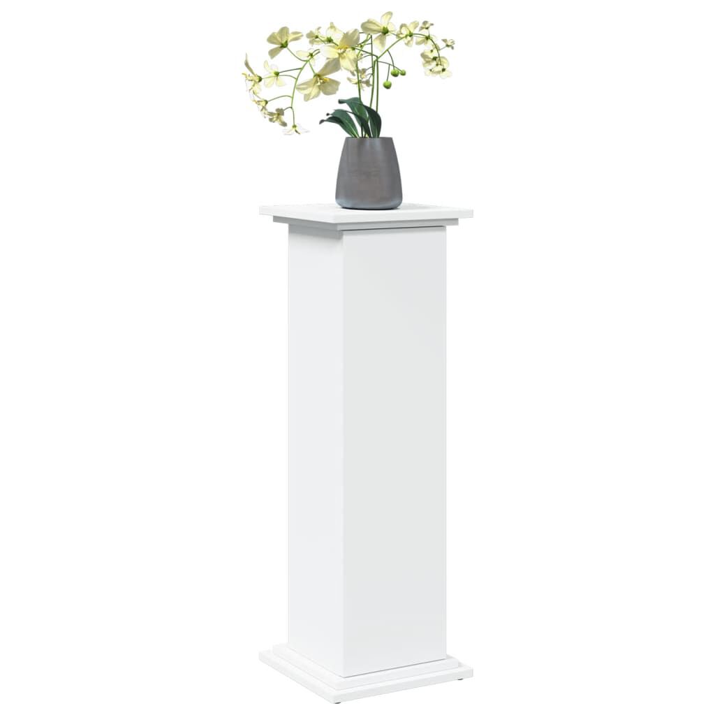 vidaXL Βάση Οθόνης με Αποθ. Λευκή 31x30x90 εκ. Επεξεργασμένο Ξύλο