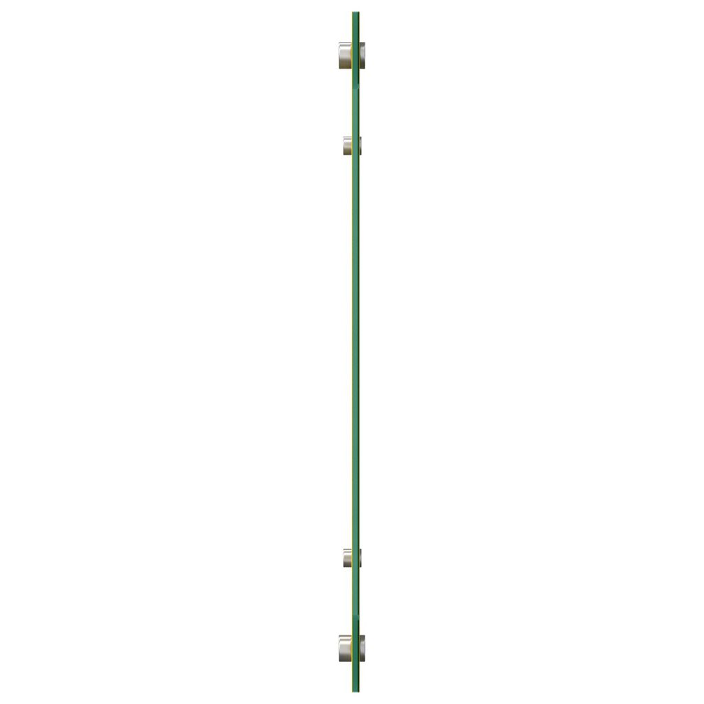 vidaXL Κουζινάκι Πίσω Σπασίματος Κίτρινο 100x50x0,6 εκ Σκληρυμένο Γυαλί