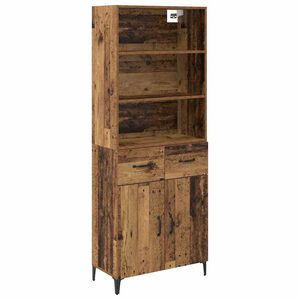 vidaXL Highboard &Pi;&alpha;&lambda;&iota;ό &Xi;ύ&lambda;&omicron; 69,5 x 34 x 180 &epsilon;&kappa;. &Epsilon;&pi;&epsilon;&xi;&epsilon;&rho;&gamma;&alpha;&sigma;&mu;έ&nu;&omicron; &Xi;ύ&lambda;&omicron;