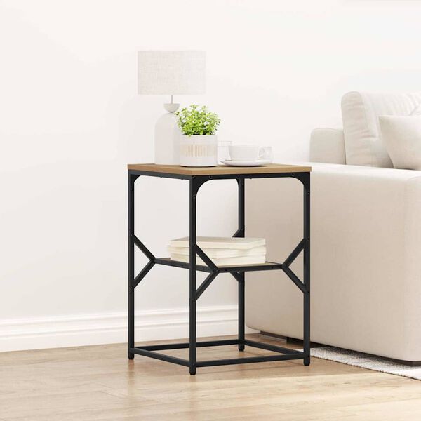 vidaXL Τραπεζάκι Πλευράς artisan δρυς 41 x 40 x 60 εκ.