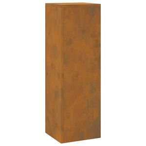 vidaXL &Beta;ά&sigma;&eta; &phi;&upsilon;&tau;ώ&nu; 2 pcs &Sigma;&kappa; rusty 24 x 24 x 75 &epsilon;&kappa;.
