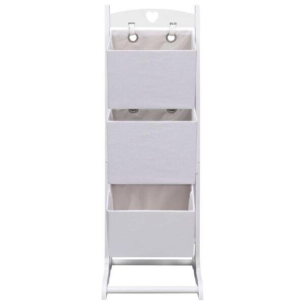 vidaXL &Rho;&alpha;&phi;&iota;έ&rho;&alpha; &Alpha;&pi;&omicron;&theta;ή&kappa;&epsilon;&upsilon;&sigma;&eta;&sigmaf; &mu;&epsilon; 3 &Kappa;&alpha;&lambda;ά&theta;&iota;&alpha; &Lambda;&epsilon;&upsilon;&kappa;ή 35 x 35 x 102 &epsilon;&kappa;. &Xi;ύ&lambda;&omicron;