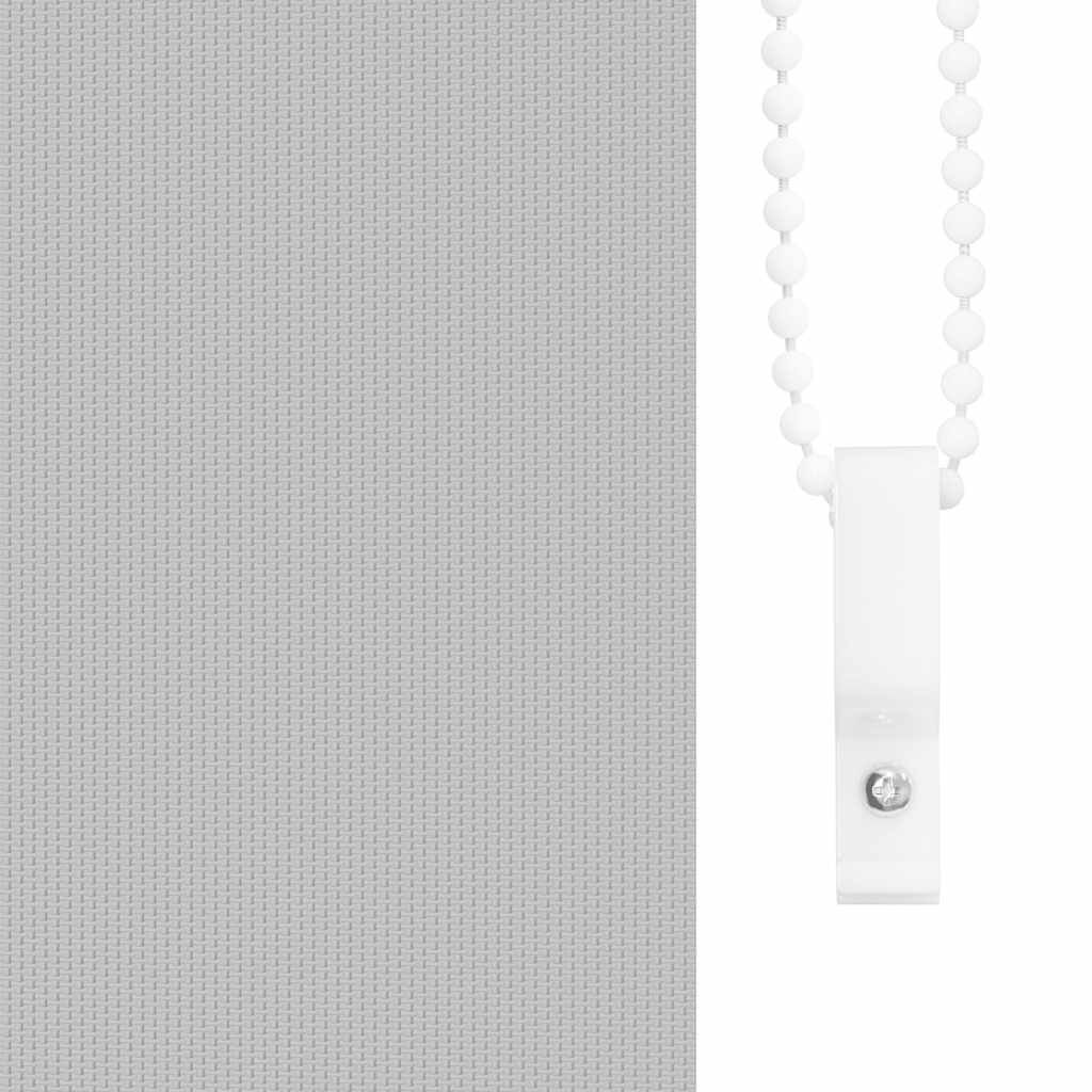 vidaXL Ρολέρ Μπλακάουτ ανοιχτό γκρι 75x175 cm Πλάτος υφάσματος 70,7cm