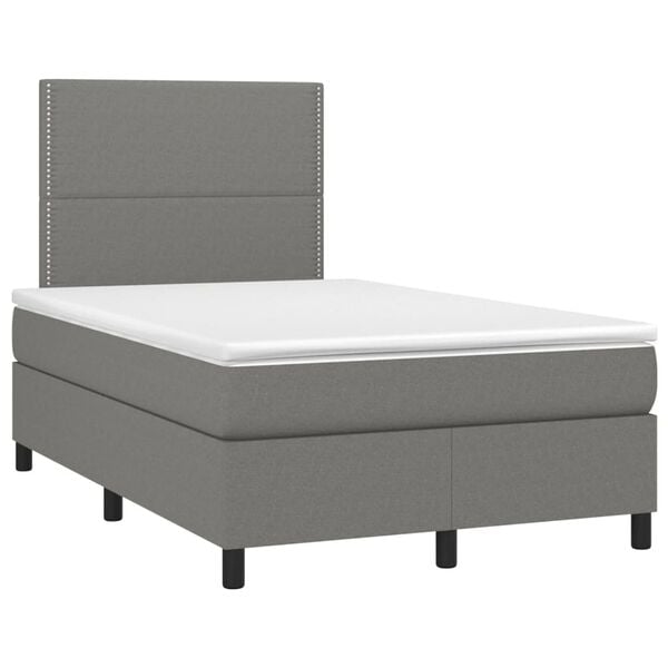vidaXL &Kappa;&rho;&epsilon;&beta;ά&tau;&iota; Boxspring &mu;&epsilon; &Sigma;&tau;&rho;ώ&mu;&alpha; &Sigma;&kappa;&omicron;ύ&rho;&omicron; &Gamma;&kappa;&rho;&iota; 120x190 &epsilon;&kappa; &Upsilon;&phi;&alpha;&sigma;&mu;ά&tau;&iota;&nu;&omicron;