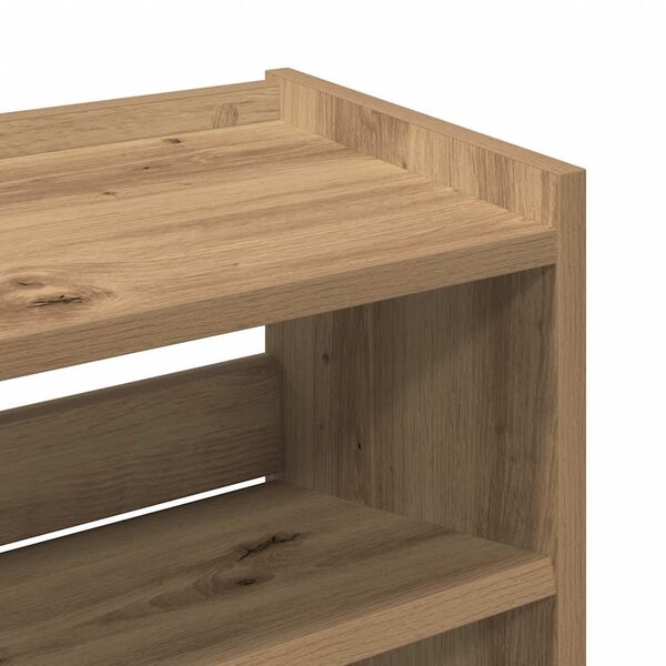 Ράφι παπουτσιών vidaXL Artisan Oak 60x25x81 cm Κατασκευασμένο ξύλο
