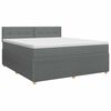 vidaXL &Kappa;&rho;&epsilon;&beta;ά&tau;&iota; box spring &mu;&epsilon; &sigma;&tau;&rho;ώ&mu;&alpha; &Sigma;&kappa;&omicron;ύ&rho;&omicron; &Gamma;&kappa;&rho;&iota; 140 x 190 cm Ύ&phi;&alpha;&sigma;&mu;&alpha;