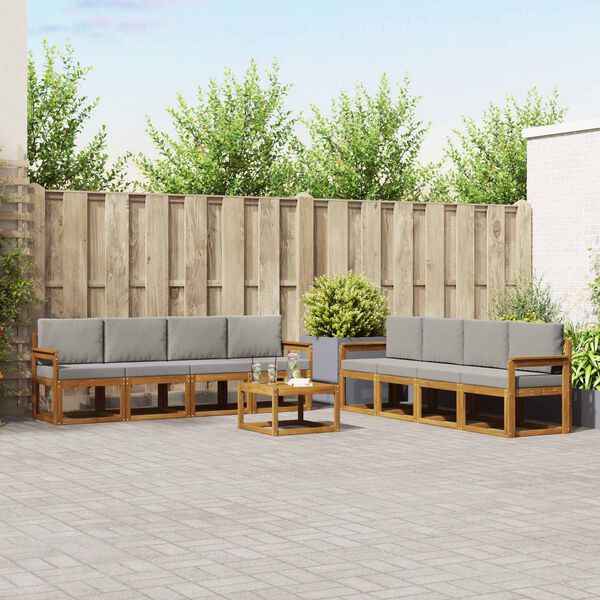 vidaXL &Sigma;&epsilon;&iota;&rho;ά &Kappa;&alpha;&nu;&alpha;&pi;έ &Epsilon;&xi;&omega;&tau;&epsilon;&rho;&iota;&kappa;&omicron;ύ 9 pcs &Phi;&upsilon;&sigma;&iota;&kappa;ό &kappa;&alpha;&iota; &Alpha;&nu;&omicron;&iota;&chi;&tau;ό &Gamma;&kappa;&rho;&iota;