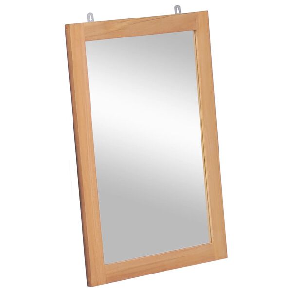 vidaXL Καθρέφτης Τοίχου 50 x 70 εκ. από Μασίφ Ξύλο Teak