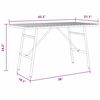 vidaXL Τραπεζαρία Καφέ 110 x 55 x 62 εκ. Μασίφ ξύλο ακακίας