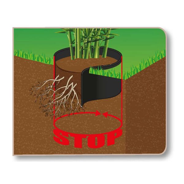 Nature Φράγμα Ριζών Μαύρο 0,7 x 3 μ. από HDPE 6030226