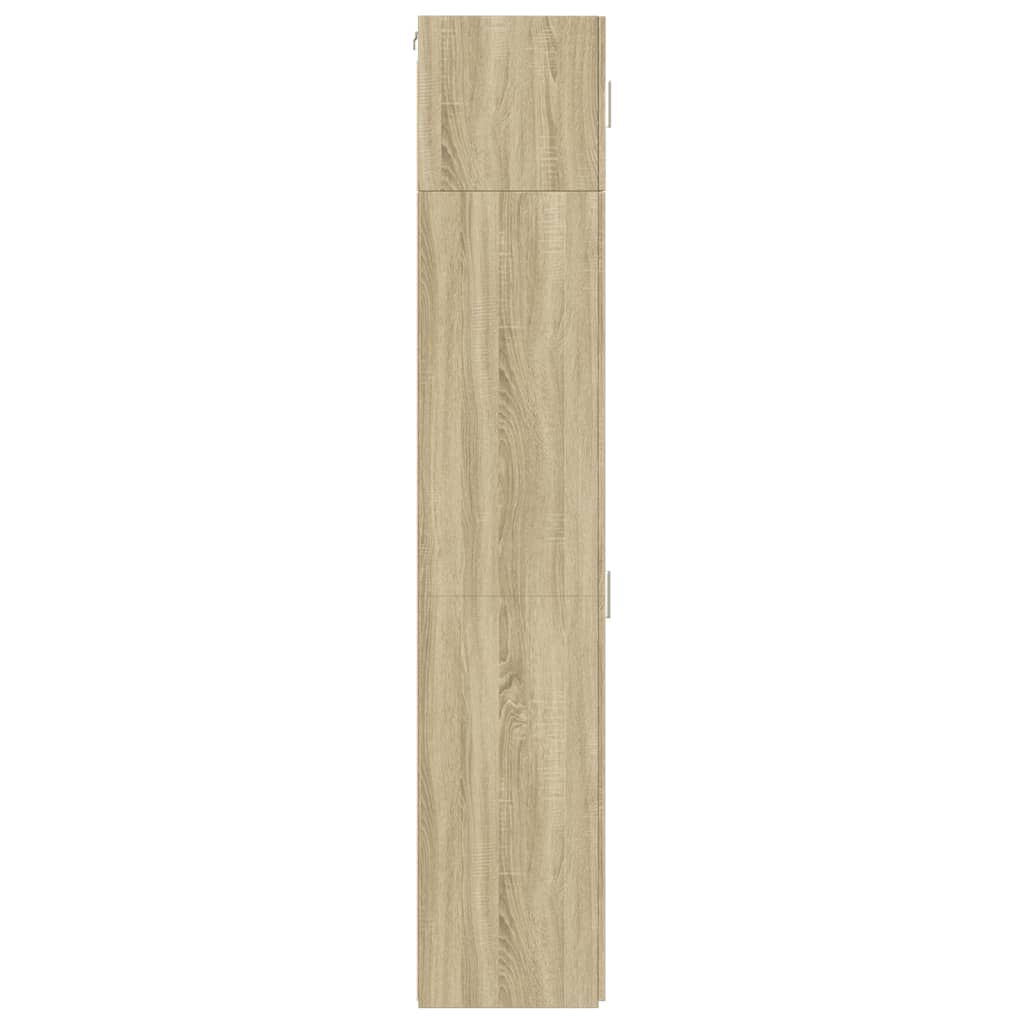 vidaXL Ντουλάπι Αποθήκευσης Στενό Δρυς 45x42,5x225 εκ. Επεξεργ. Ξύλο