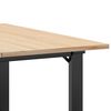 vidaXL Τραπεζάκι Σαλονιού Πλαίσιο Ο 90x90x45εκ Μασίφ Πεύκο/Ατσάλι