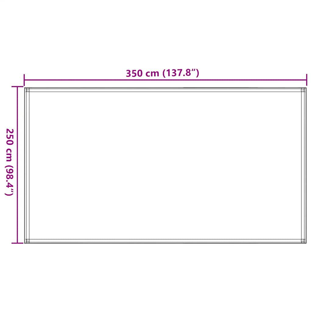 vidaXL Χαλί Σκηνής Taupe 250 x 350 εκ.