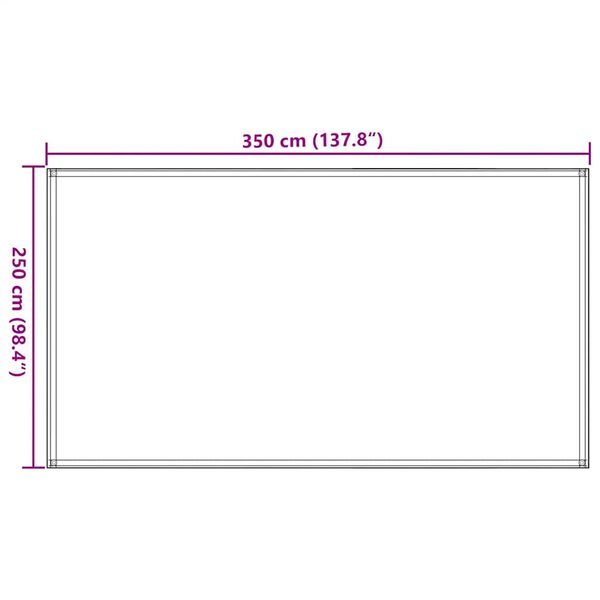 vidaXL Χαλί Σκηνής Taupe 250 x 350 εκ.