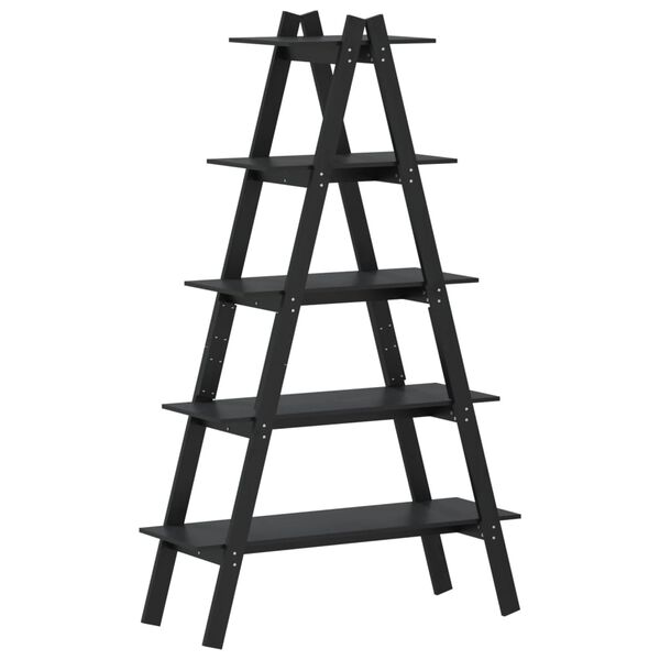vidaXL Ραφιέρα 5 Επιπέδων Σχήμα Α 110x40x180,5 εκ. Μασίφ Ξύλο Πεύκου