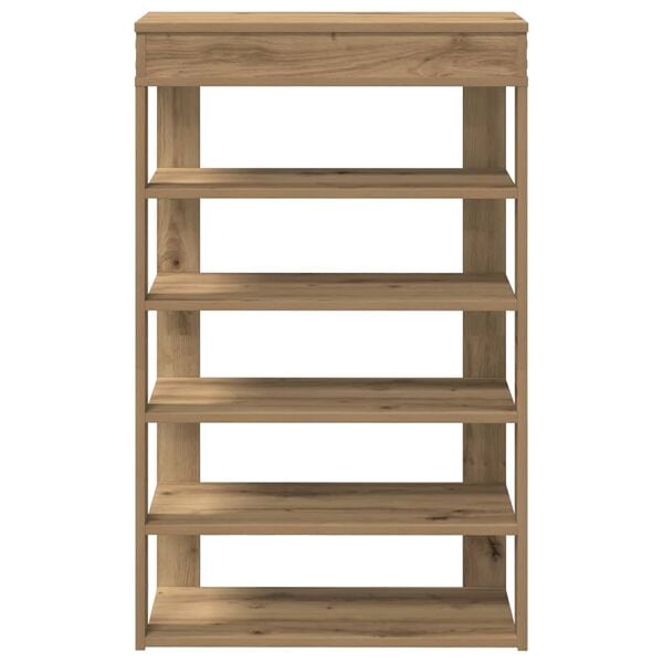 Ράφι παπουτσιών vidaXL Artisan Oak 60x30x98 cm Κατασκευασμένο ξύλο