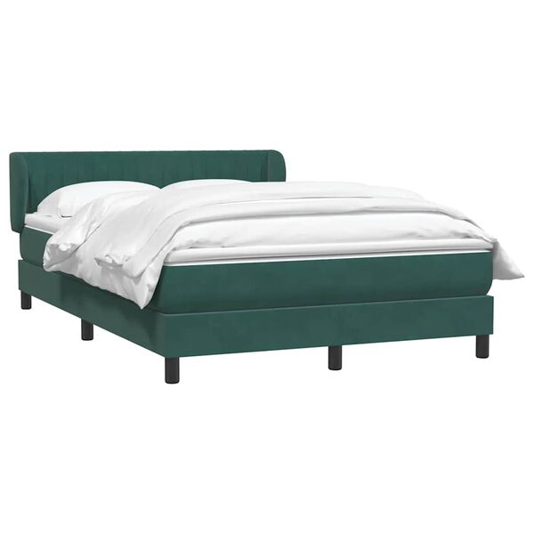 vidaXL &Kappa;&rho;&epsilon;&beta;ά&tau;&iota; Boxspring &mu;&epsilon; &Sigma;&tau;&rho;ώ&mu;&alpha; &Sigma;&kappa;&omicron;ύ&rho;&omicron; &Pi;&rho;ά&sigma;&iota;&nu;&omicron; 160x210&epsilon;&kappa;. &Beta;&epsilon;&lambda;&omicron;ύ&delta;&iota;&nu;&omicron;