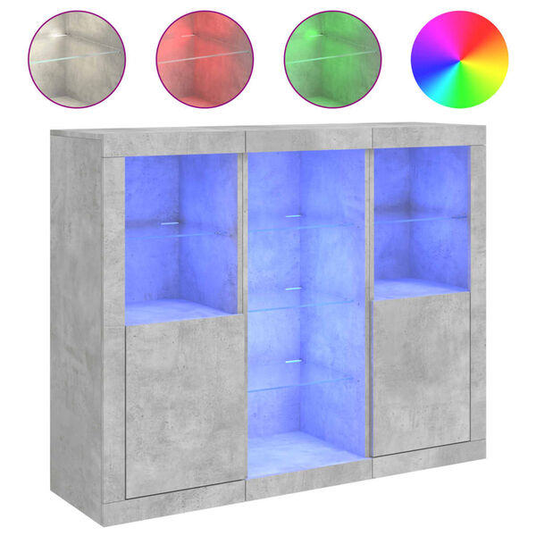 vidaXL &Mu;&pi;&omicron;&upsilon;&phi;έ&delta;&epsilon;&sigmaf; &mu;&epsilon; &Phi;ώ&tau;&alpha; LED 3 &tau;&epsilon;&mu;. &Gamma;&kappa;&rho;&iota; &Sigma;&kappa;&upsilon;&rho;&omicron;&delta;έ&mu;&alpha;&tau;&omicron;&sigmaf; &Epsilon;&pi;&epsilon;&xi;&epsilon;&rho;&gamma;. &Xi;ύ&lambda;&omicron;
