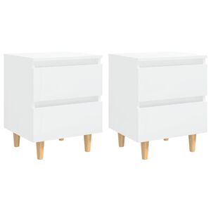 vidaXL &Kappa;&omicron;&mu;&omicron;&delta;ί&nu;&alpha; 2 &tau;&epsilon;&mu;. &Gamma;&upsilon;&alpha;&lambda;. &Lambda;&epsilon;&upsilon;&kappa;ό 40x35x50&epsilon;&kappa;. &Pi;ό&delta;&iota;&alpha; &alpha;&pi;ό &Xi;ύ&lambda;&omicron; &Pi;&epsilon;ύ&kappa;&omicron;&upsilon;