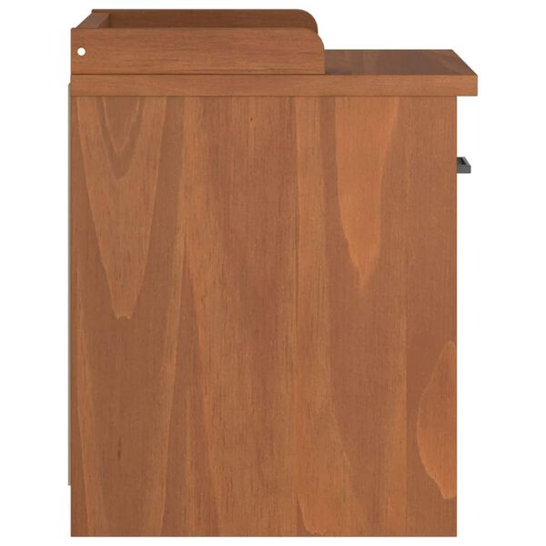 vidaXL Πάγκος διαδρόμου "SANDNES" 45x40x50 εκ.Πεύκο μασίφ ξύλο