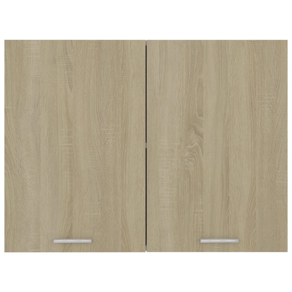 vidaXL Ντουλάπι Κρεμαστό Sonoma Δρυς 80 x 31 x 60 εκ. από Επεξ. Ξύλο