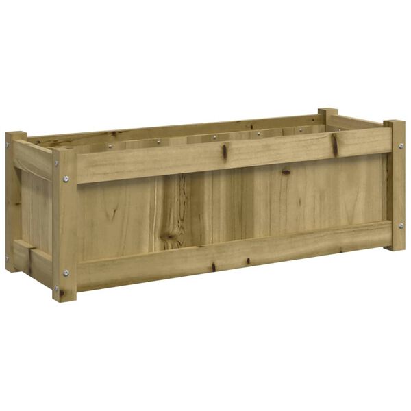 vidaXL Ζαρντινιέρα 90 x 31 x 31 εκ. από Εμποτισμένο Ξύλο Πεύκου