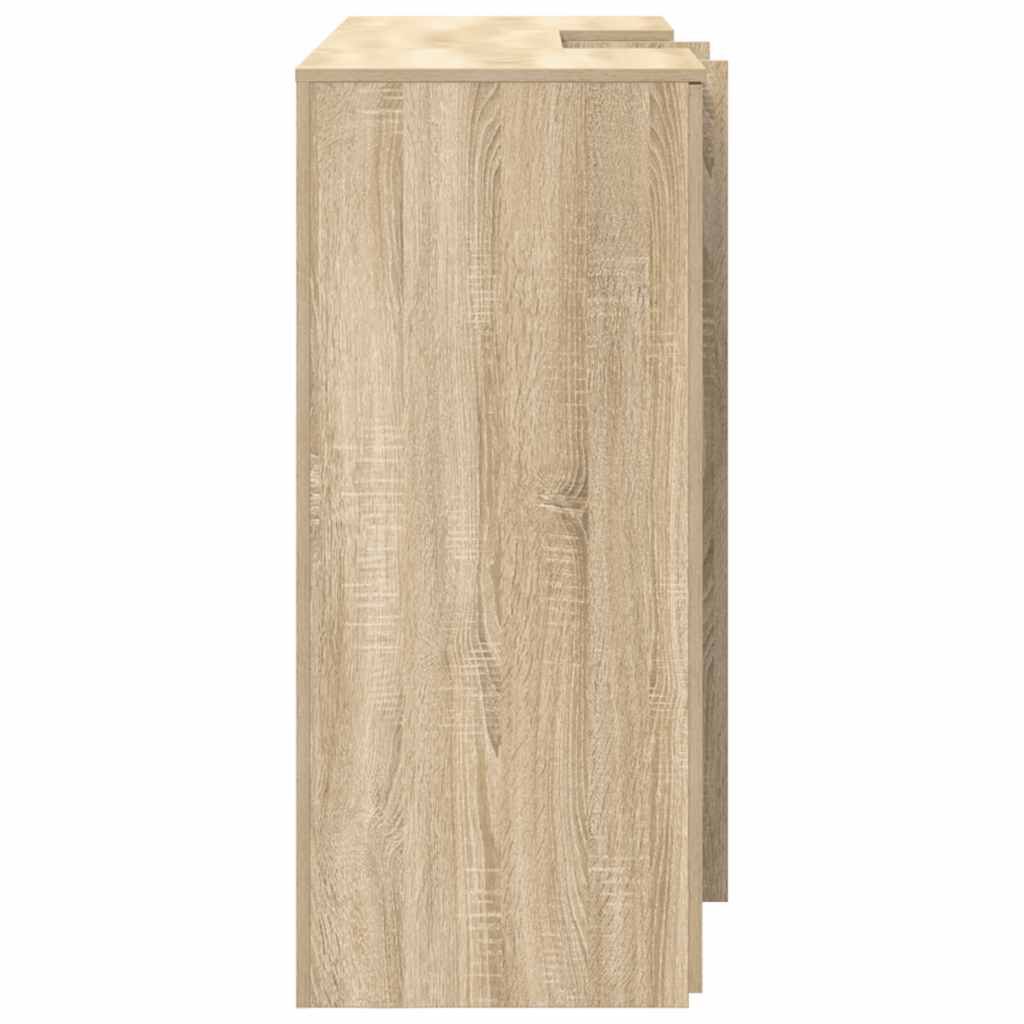 vidaXL Γραφείο υποδοχής Sonoma Δρυς 155x50x103,5εκ. Επεξεργασμένο Ξύλο