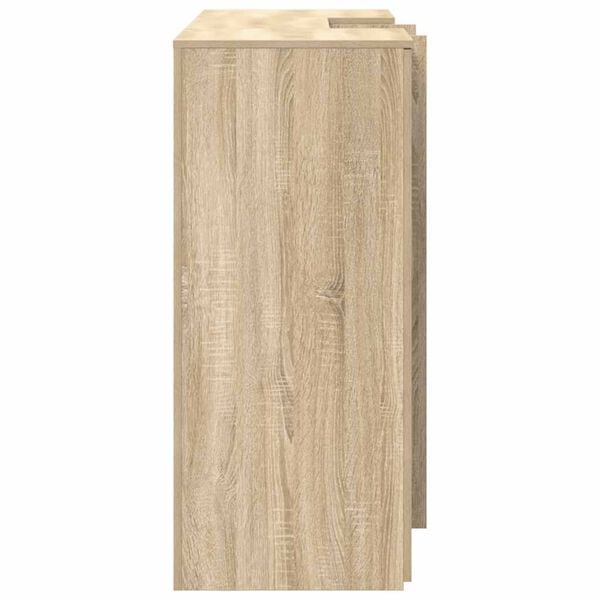 vidaXL Γραφείο υποδοχής Sonoma Δρυς 155x50x103,5εκ. Επεξεργασμένο Ξύλο