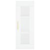vidaXL Ντουλάπι Λευκό 34,5 x 34 x 180 εκ. από Επεξεργασμένο Ξύλο