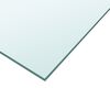 vidaXL Επιφάνεια Τραπεζιού Διαφανής 30 x 30 εκ. από Ψημένο Γυαλί